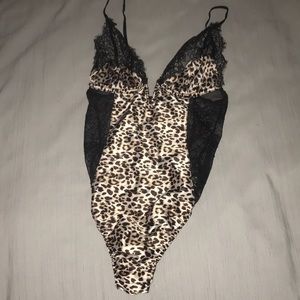 Victoria Secret leopard onesie